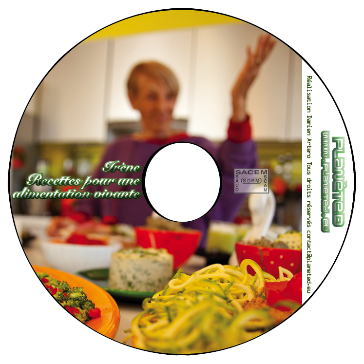 DVD - Recettes végétales crues, tome 1 - Raw food recipes, part 1